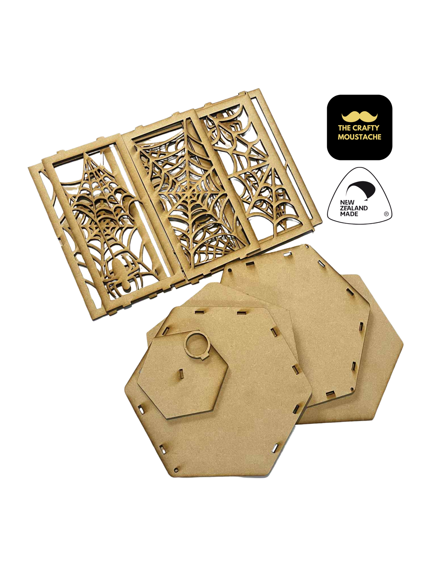 3D DIY Paint & Assemble Craft Kit - Spider Lantern Halloween Craft