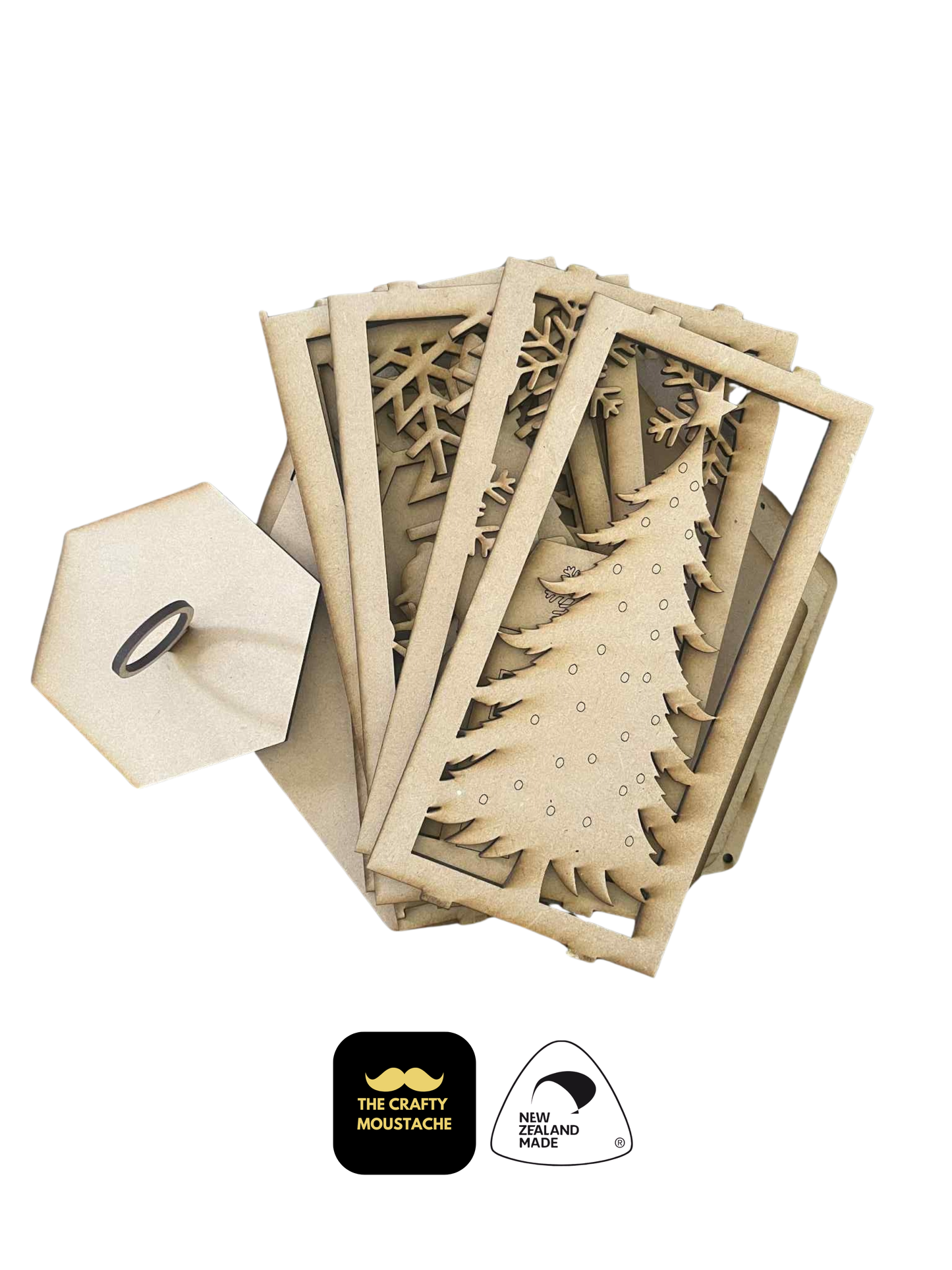 3D DIY Paint & Assemble Craft Kit - Christmas Lantern