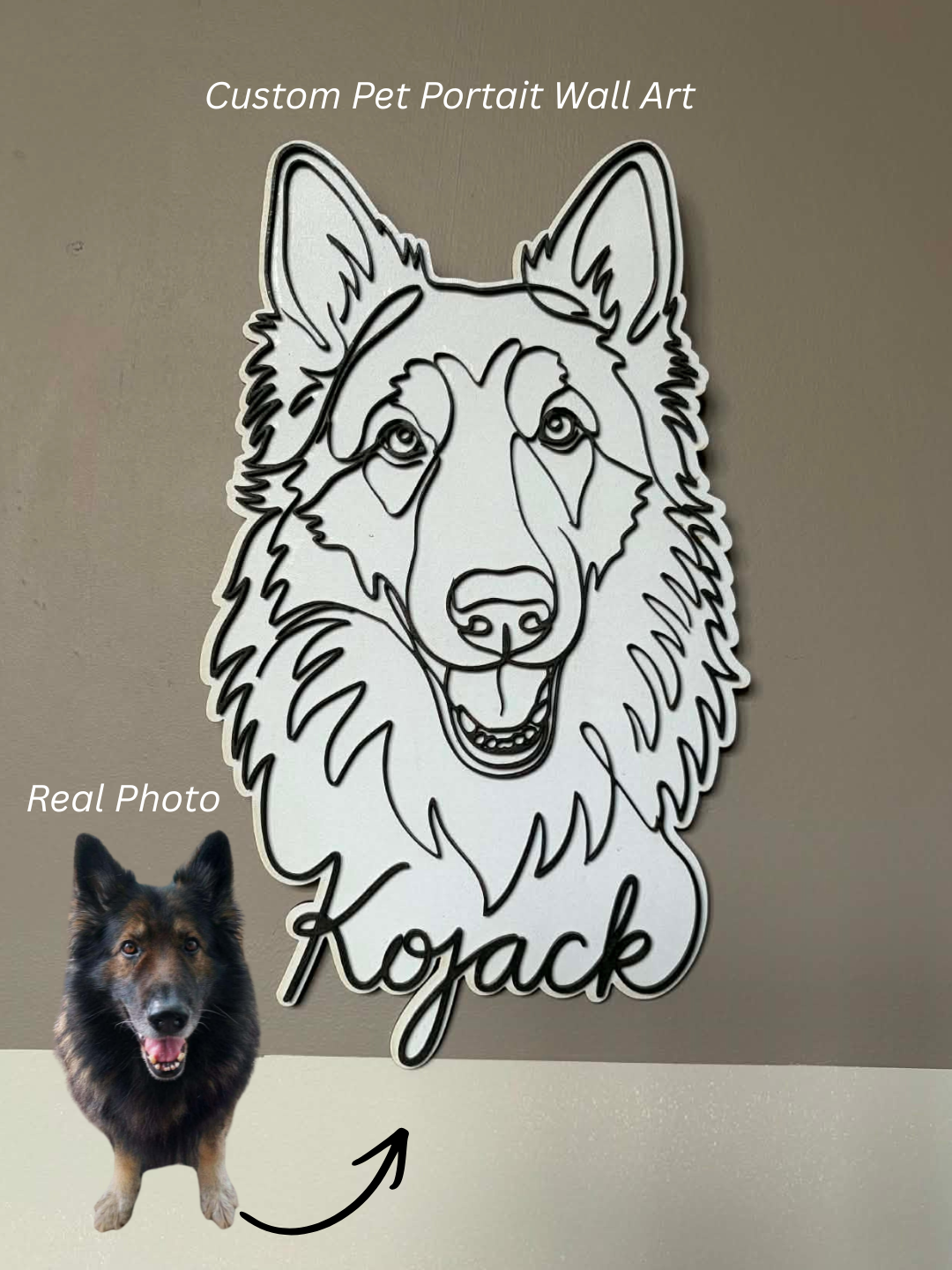 Custom Pet Portrait Wall Art