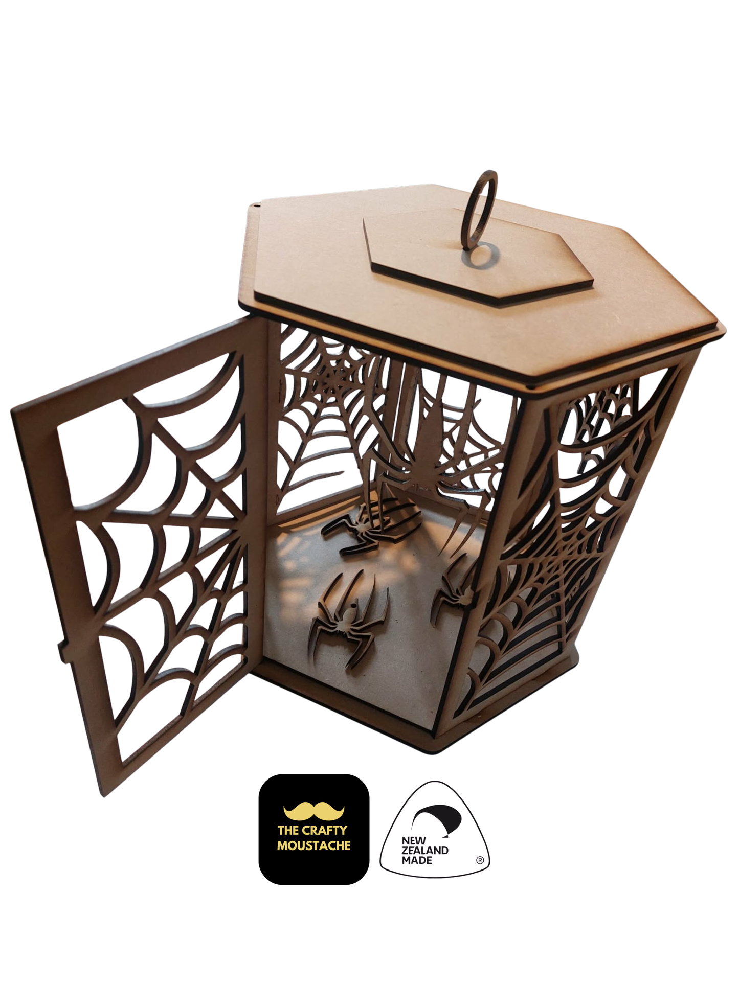 3D DIY Paint & Assemble Craft Kit - Spider Lantern Halloween Craft
