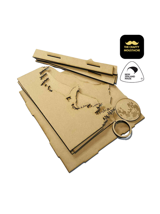 3D DIY Paint & Assemble Craft Kit - Wolf