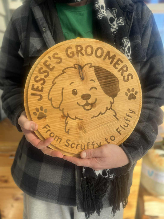 Custom Laser Engraved Business Signs