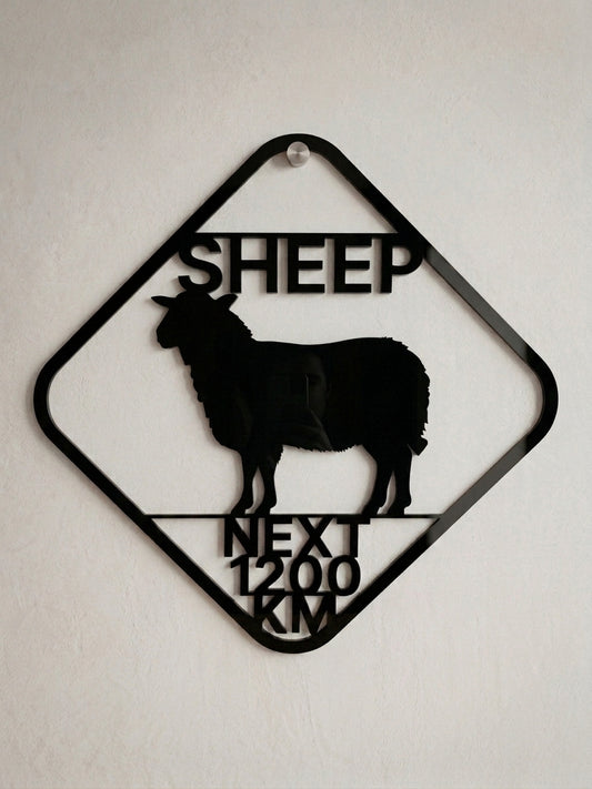 NZ Sheep Sign Wall Art