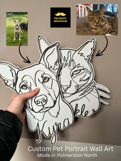 Custom Pet Portrait Wall Art