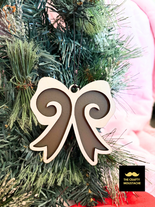 Koru Inspired Bow Bauble