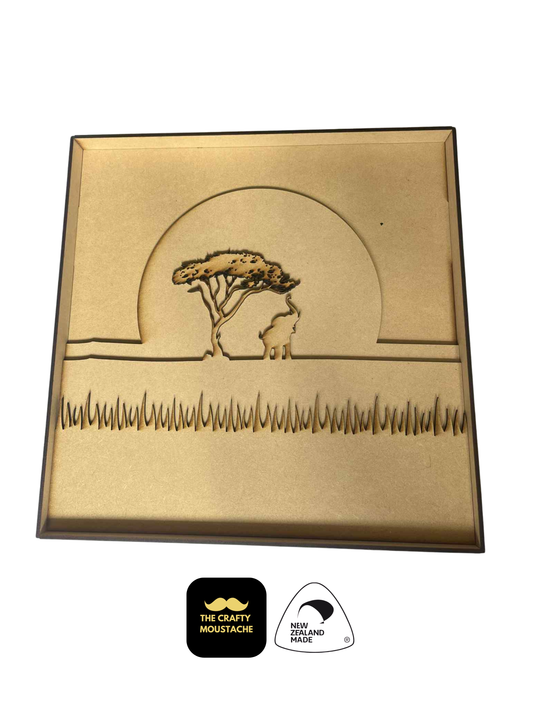 3D DIY Paint & Assemble Craft Kit - Elephant Safari