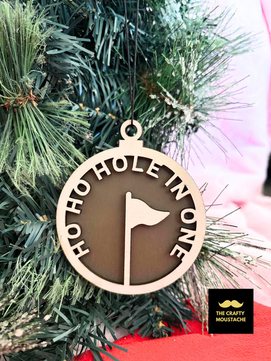 Ho Ho Hole in One Bauble
