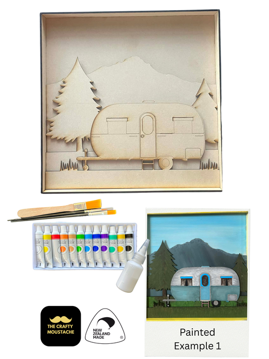 3D DIY Paint & Assemble Craft Kit - Kiwi Camper
