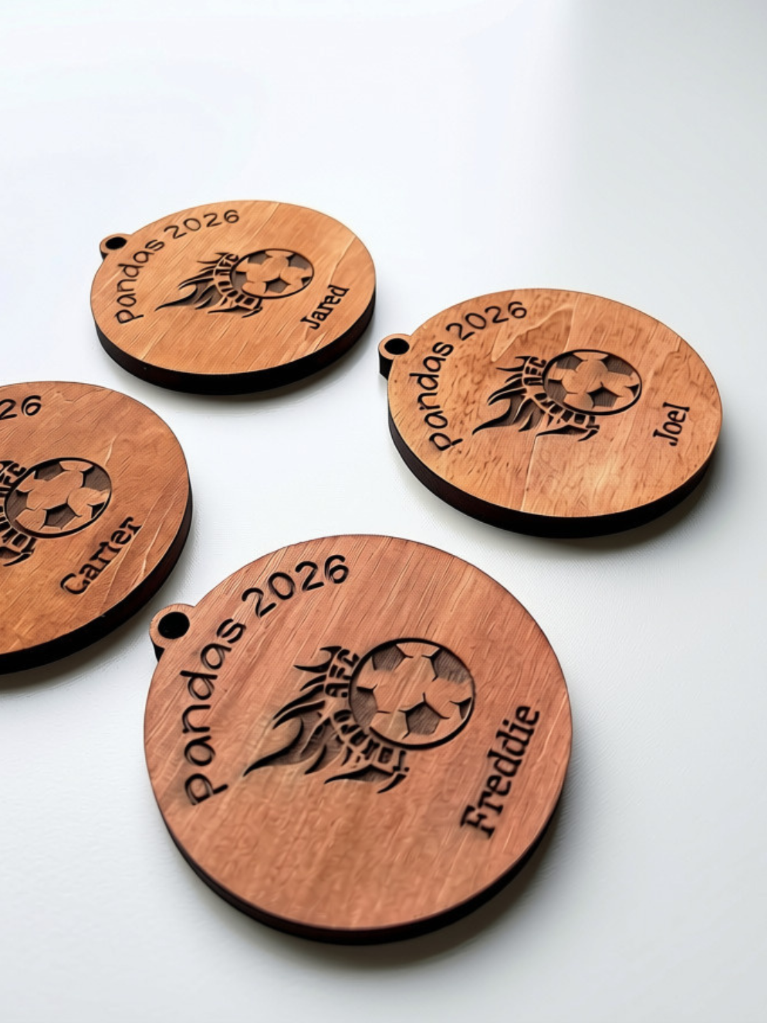Personalised Wooden Medals