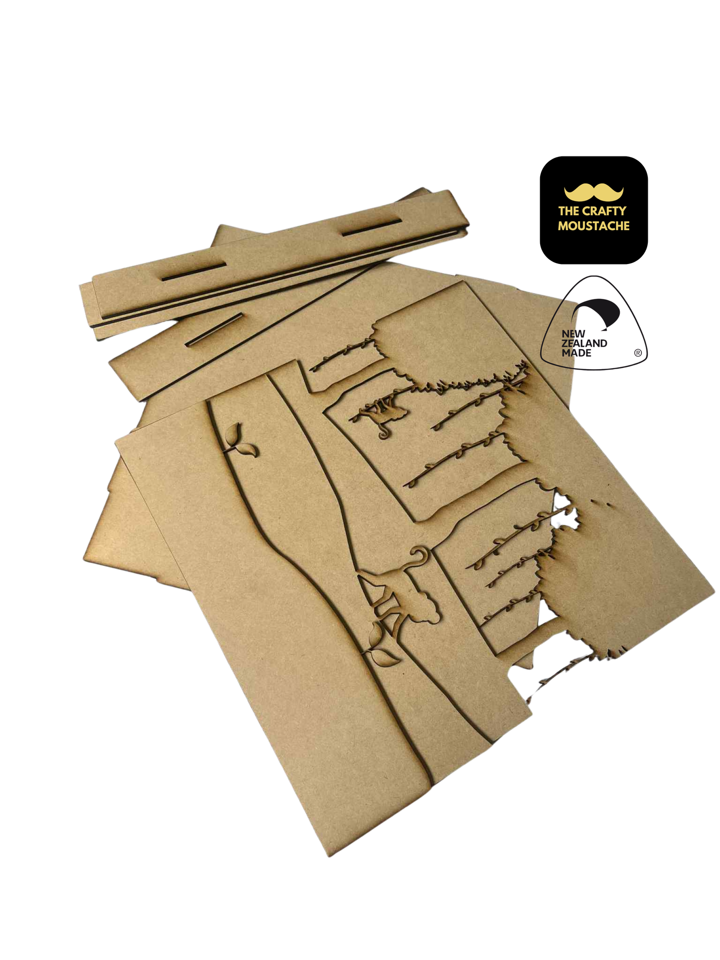 3D DIY Paint & Assemble Craft Kit - Monkey in Jungle